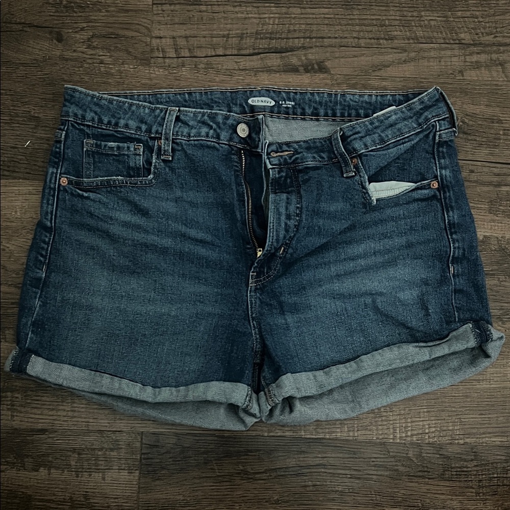 Old Navy Dark Blue Jean Shorts